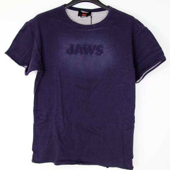 BNWT SS19 CALVIN KLEIN 205W39NYC JAWS TSHIRT BLUE S - Picture 2 of 10